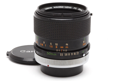 Canon 50mm f3.5 Macro S.S.C. FD Lens #40978