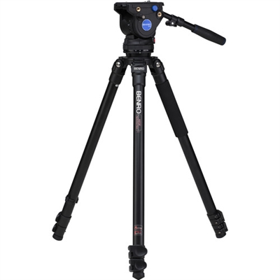 Benro BV4H Video Head & A373F Series 3 Tripod Legs Kit (Aluminum)