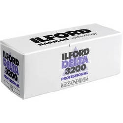 Ilford Delta 3200 Professional Black and White Negative Film (120 Roll Film) 36630