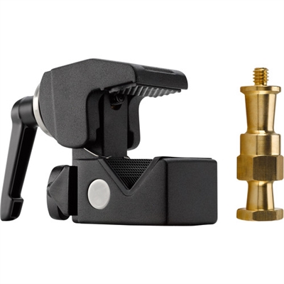 Kupo Convi Clamp with Adjustable Handle and Hex Stud (Black)