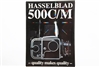 Very Clean Hasselblad 500C/M Quality Makes Quality Brochure #P4778