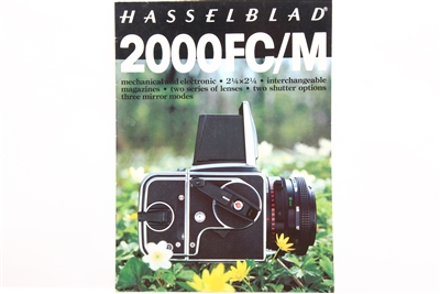 Very Clean Hasselblad 2000FC/M Brochure #P4786