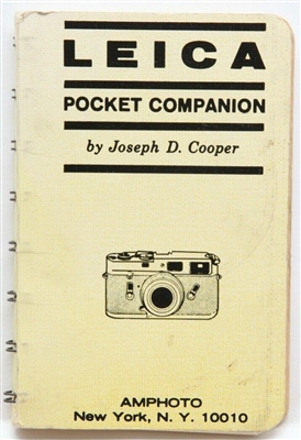 Excellent Leica Pocket Companion By Joseph D. Cooper #P4805