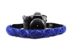 Organza Rose Camera Strap Purple 14136