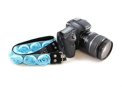 Organza Aqua 1.5" Camera Strap 19902