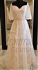 CAROLINE | Flutter Sleeve Lace Sweetheart Gown