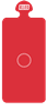 Steri-Tamp Bag Port Seal Red
