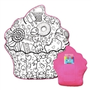iscream Color Me Game Pillow