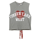 Split Second Flannel Heart Tank