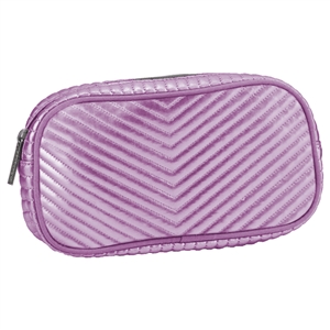 Iscream Pink Chevron Small Cosmetic Bag