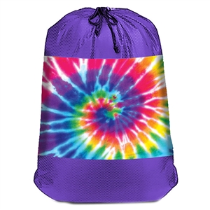 Primary Tie Dye Mesh Laundry Bag