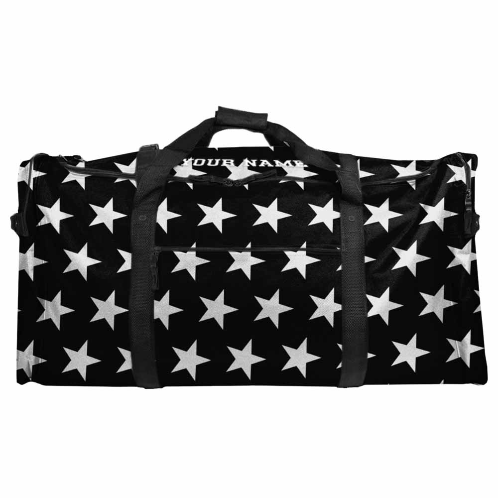 52" Soft Duffle Bag Black Stars