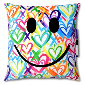 Iscream Corey Paige Hearts Autograph Plush Pillow