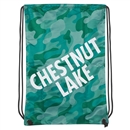 Athletic Camper Camo Drawstring Bag