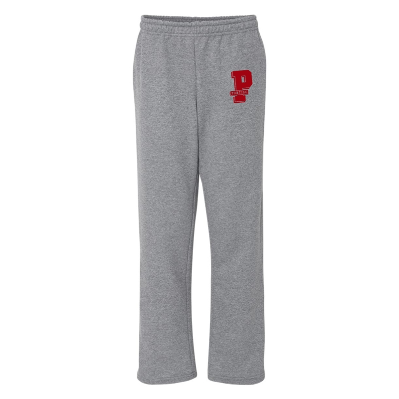 Adult Boys Open Bottom Sweatpants