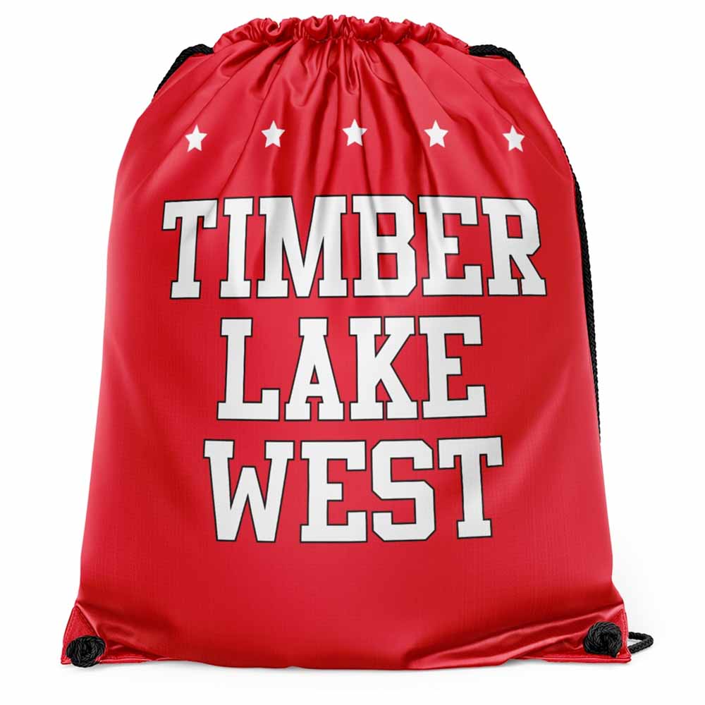 Athletic Camper Drawstring Bag