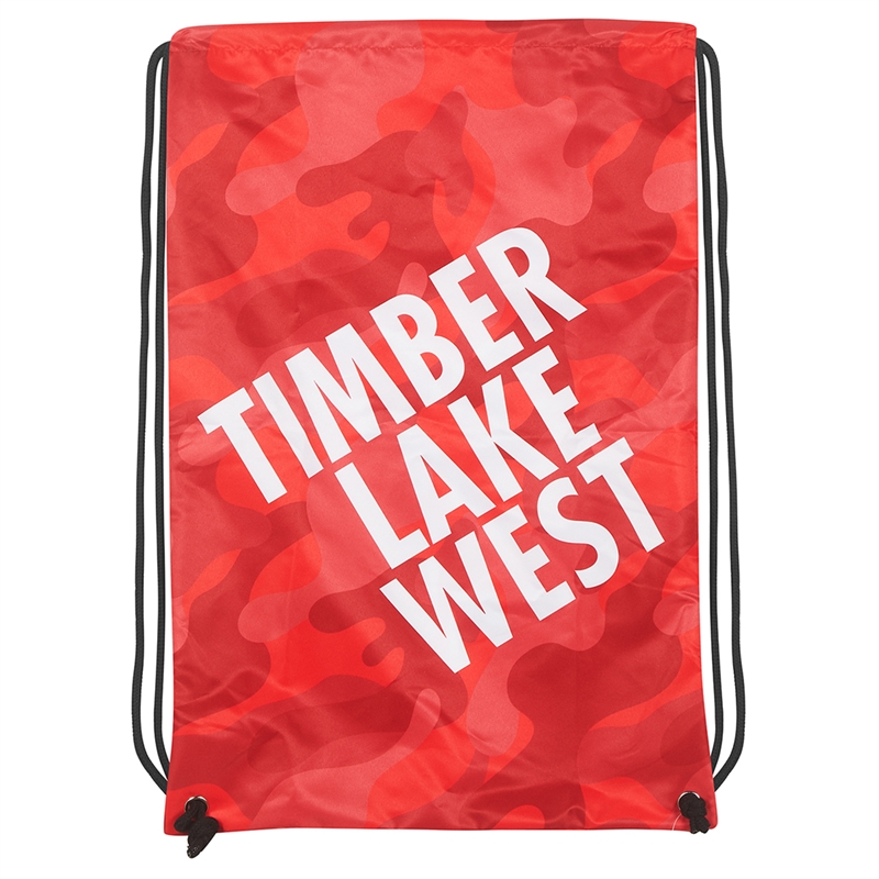 Athletic Camper Camo Drawstring Bag