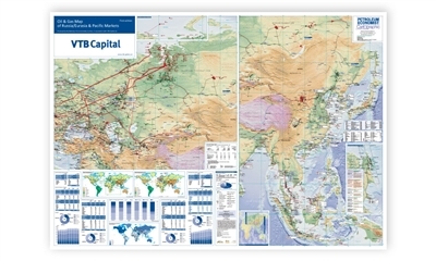 Oil & Gas Map of Russia/Eurasia & Pacific Markets, 1st edition