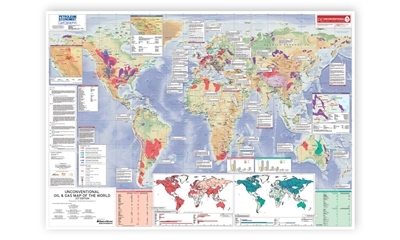 Unconventional Oil & Gas Map of the World, 1st edition