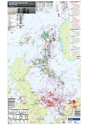 Oil and Gas Map of the North Sea, 2017 edition