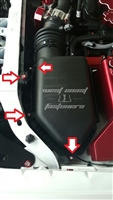 LX 3rd Gen OEM Intake Box Hardware