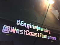 #Engine Jewelry Hashtag Vinyl Sticker