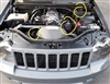 Jeep WK1 Reservoir Covers (Power Steering, Brake Fluid, AC Condensor)
