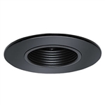 B1201P-BK | 2" Stepped Baffle Trim - Regressed | USALight.com