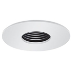 B1314P-WH | 3" Pinhole Baffle Trim - Regressed | USALight.com