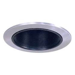 B401P-SN | 4" Stepped Baffle Trim - Regressed | USALight.com