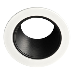 B401P-WH | 4" Stepped Baffle Trim - Regressed | USALight.com