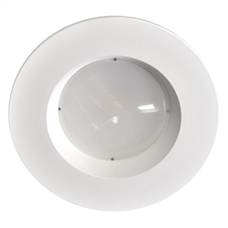 RL625-14W-120-DIM-FL-30K-W-WH | 5" or 6" Recessed LED Retrofit with Stepped Baffle Trim - 14 Watt | USALight.com