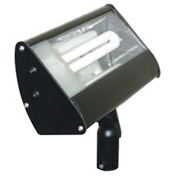 S613-BK | Fluorescent Outdoor Small Flood - Energy Saving - Black | USALight.com