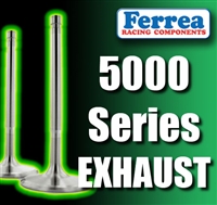 F5055 1.740" X 4.910" Exhaust Ferrea 5000 Series Hi Performance Valves Fits: BB Chrysler 3/8"