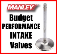 10554-1  2.055" X 4.911" Intake Manley Budget Performance Valves Fits: SB Chevy 11/32"