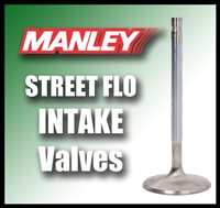 10722-1  1.940" X 4.911" Intake Manley Street Flo Valves Fits: SB Chevy 11/32"