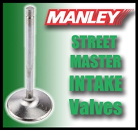 10750-1  2.020" X 4.911" Intake Manley Street Master Valves Fits: SB Chevy 11/32"