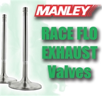 11501-1  1.560" X 4.911" Exhaust Manley Race Flo Valves Fits: SB Chevy 11/32"