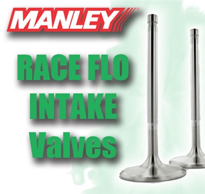 12308-1  2.080" X 4.930" Intake Manley Race Flo Valves Fits: SB Chevy AFR Heads 8mm