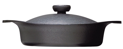 Sori Yanagi Iron Pan Shallow With Lid - 22cm