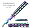 205603C-7 Rainbow Butterfly Knife Combo Kit