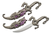 211155-PU Fantasy Purple Dragon Dagger