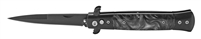 SO171 2408BBK Stiletto Automatic Switchblade Knife