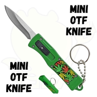 27051-1 OTF Knife 5.25" Aluminum Handle OTF Knife 1 7/8" Blade