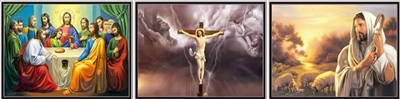 128 3D Lenticular Picture Jesus