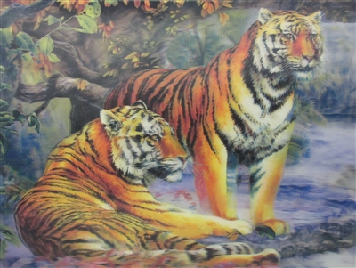 159/613B 3d two tigers 2a2054