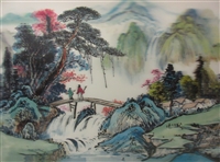216 3D old china scene 2a1025