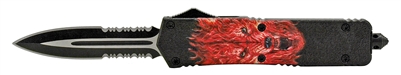 OTF303 81066RD Red Wolf OTF Knife