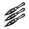 TKS507 8.25" Set of 3 Black Throwing Knives