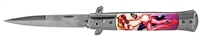 AFK2407-10 girl Push Button Switchblade